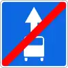 5.9.2 End of bus lane