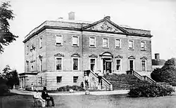 Radbourne Hall in the 1860s