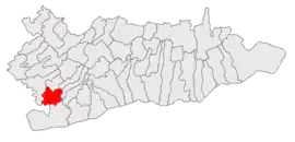 Location in Călărași County