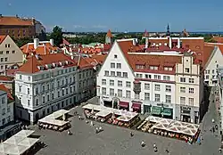 The square seen from Tallinn Town Hall