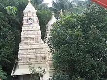 View of the Hanuman temple, popular as Ragigudda temple, in a suburb in Bangalore