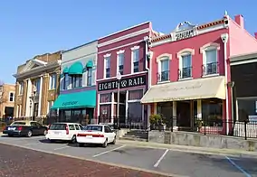 Opelika's Historic Railroad Avenue, 2011.