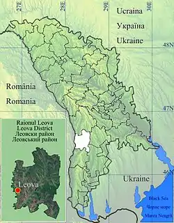 Romanovca is located in Moldova Leova