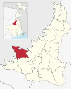 Location in West Bengal