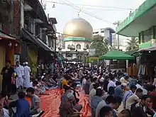 The Golden Mosque during Eid'l Fitr in 2019