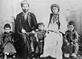 A Palestinian Christian family in Ramallah, Ottoman Palestine, 1905