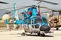 A Eurocopter AS565 Panther Atalef maritime helicopter on Ramat David Airbase