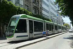 Bidirectional Alstom Citadis 302 on Line 6 in June 2012