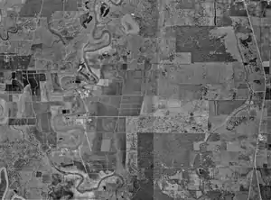 Aerial photograph of the Ramsey Units, January 23, 1995, United States Geological Survey