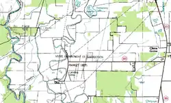 Topographic map of the Ramsey Units, July 1, 1984