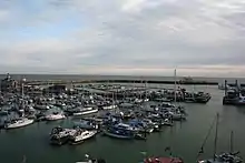 Image 57 Credit: Craig BassRamsgate Harbour constructed between 1749 and 1850, has the unique distinction of being the only Royal Harbour in the United Kingdom.

More about Port Ramsgate...
 (from Portal:Kent/Selected pictures)