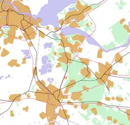 Houten is located in Northeastern Randstad