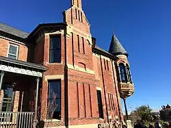 Ransom Gillis House fireplace chimney, 2015