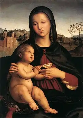 Rafael - Madonna and Child, c.1503. Norton Simon Museum.