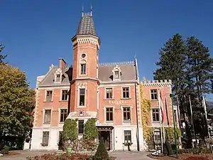 Coburg castle, Schladming, built in 1885 for Prince Ludwig August of Saxe-Coburg and Gotha, today the city hall of the municipality.