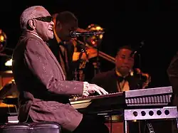 Ray Charles performing