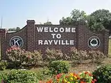 Rayville welcome sign