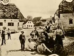 1905 postcard of Studenec na Blokah