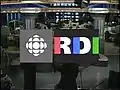 1995-era RDI logo from the first day of broadcast (screenshot).