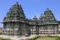 Rear profile of Mallikarjuna temple at Hirenallur