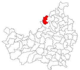 Location in Cluj County