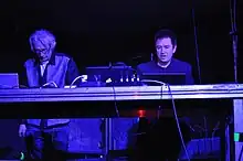 Alan Wilder (right) in 2010.