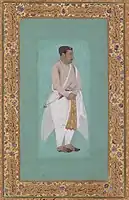 Portrait of Raja Suraj Singh of Jodhpur, Jahangir's brother in law.