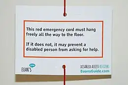 Photo of a Red Cord Card.