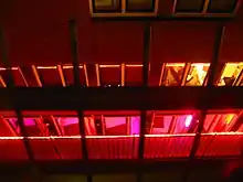 The Red Light district in Amsterdam