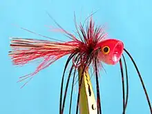 Red Bass popper