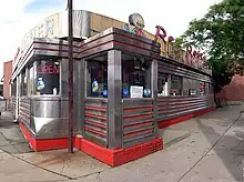 Red Robin Diner in downtown Johnson City, NY