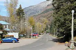 View north up Redstone Boulevard.