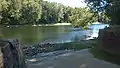 Looking across the Merrimack River to Litchfield from the boat launch