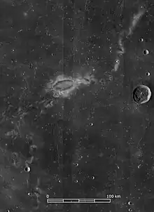 Lunar Reconnaissance Orbiter Wide Angle Camera image of Reiner Gamma.