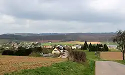 View over Reisbach in the Northwestern direction