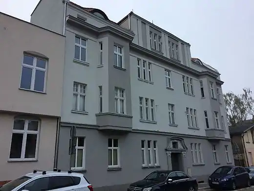 Main elevation on the street