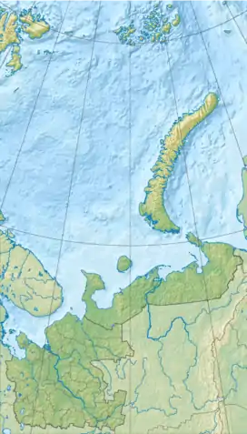 Mount Kruzenshtern is located in Arkhangelsk Oblast