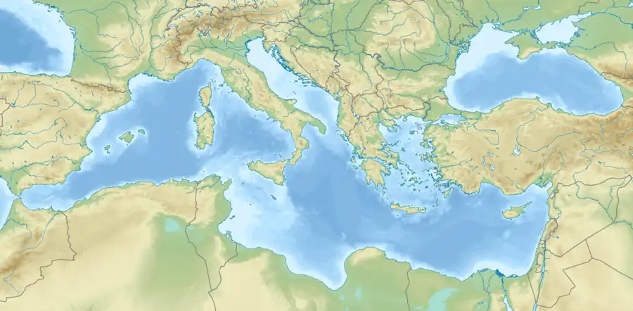 2 Timothy 4 is located in Mediterranean