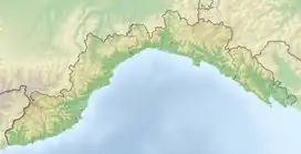 Tinetto is located in Liguria