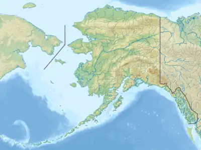 Location of Trail Lakes in Alaska, US