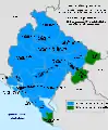 Religious structure of Montenegro by municipalities 2011