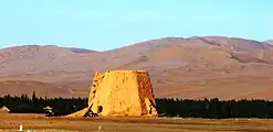 Remains of Beacon tower, near Yumenguan, 2011