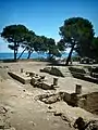 Remains of Greek temple to Serapis