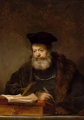 Scholar at his Writing Table (1641) at Royal Castle in Warsaw