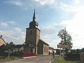 The church in Remomeix