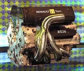 Renault RS26 engine.