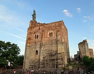 The Romanesque donjon at Montbazon