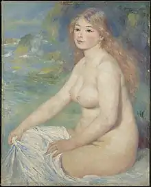 Pierre-Auguste Renoir, Blonde Bather, 1881, oil on canvas