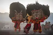 Image 5Reog Ponorogo performance at Mount Bromo, East Java (from Culture of Indonesia)