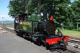 Replica Baldwin loco "Lyn" with Norwegian couplers